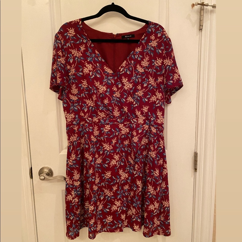 Madewell Floral Wrap Dress